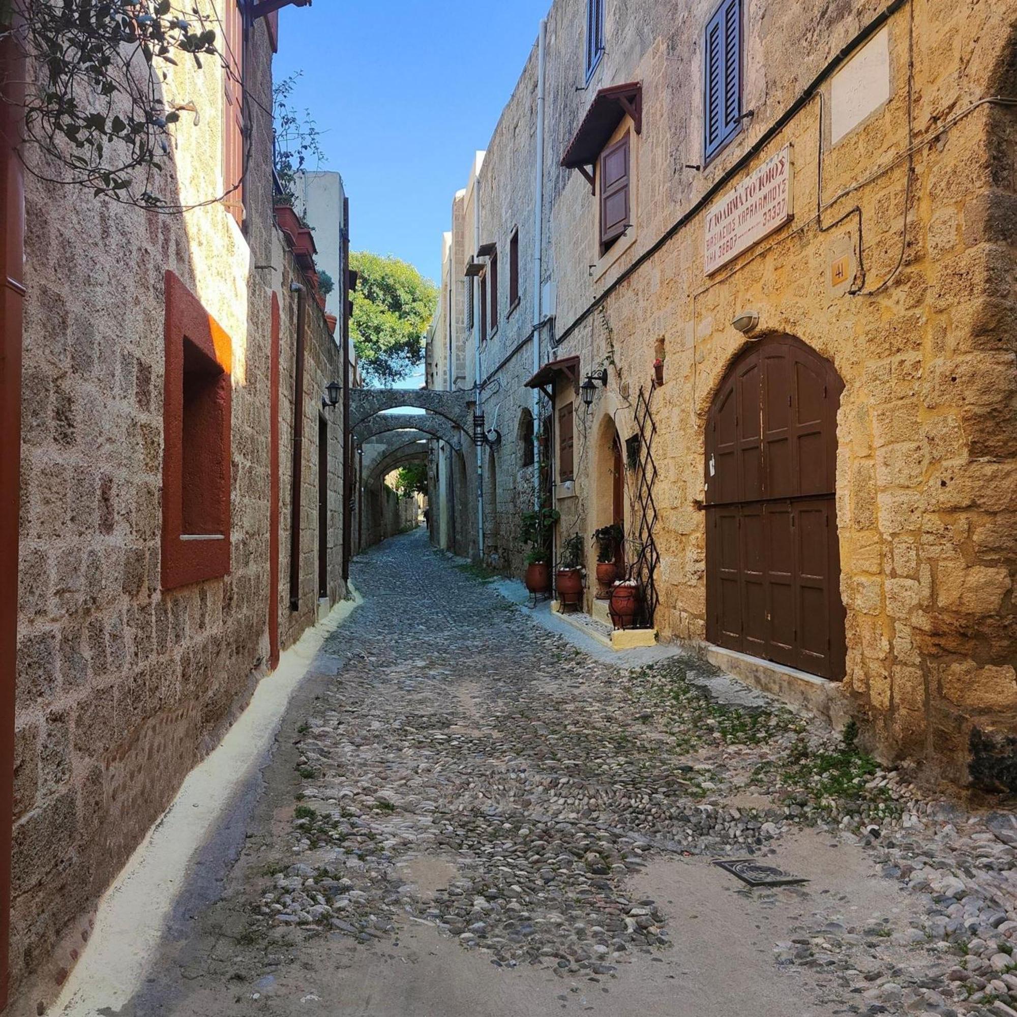 Вилла Megiston House In Old Town Rhodes Родос Экстерьер фото